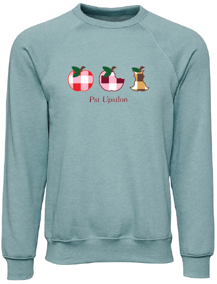 Psi Upsilon Apple Evolution Crewneck