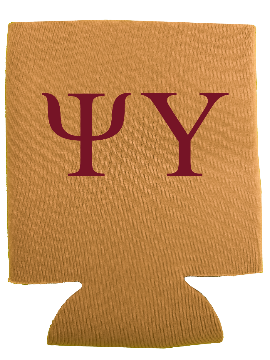 Psi Upsilon Can Coozies