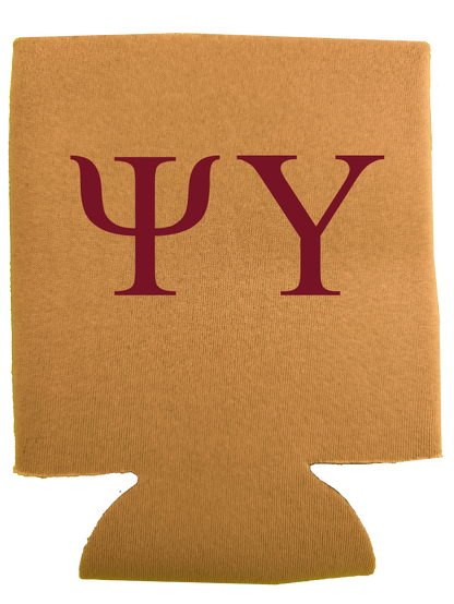 Psi Upsilon Can Coozies