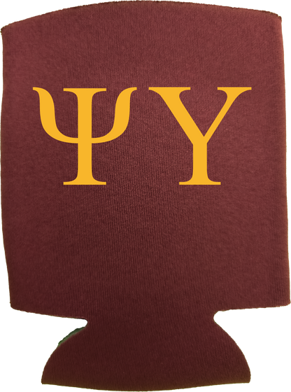 Psi Upsilon Can Coozies