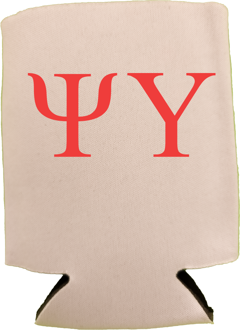 Psi Upsilon Can Coozies