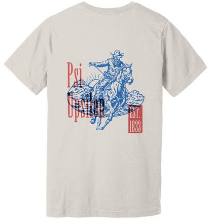 Psi Upsilon Cowboy Graphic T-Shirt