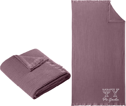 Psi Upsilon Letters and Name Blankets
