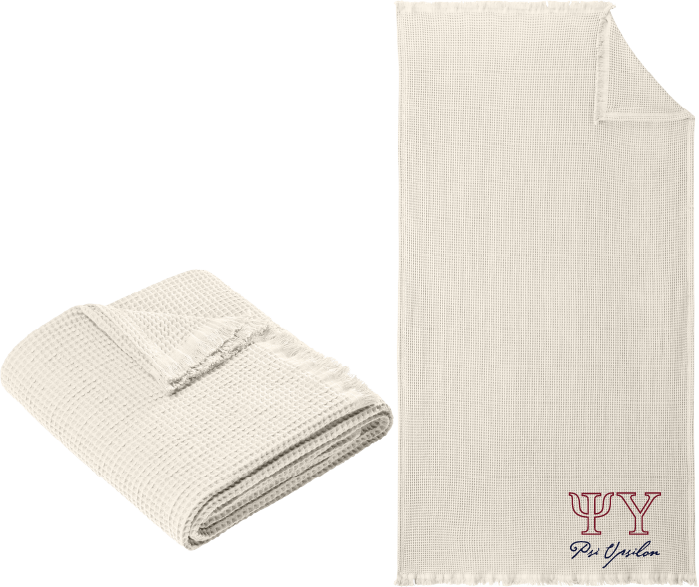 Psi Upsilon Letters and Name Blankets