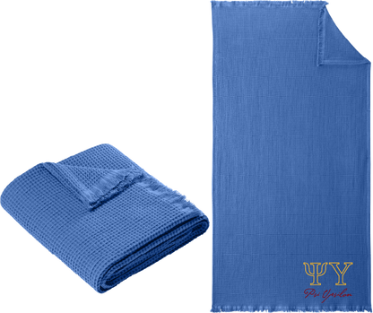 Psi Upsilon Letters and Name Blankets
