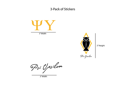 Psi Upsilon Stickers