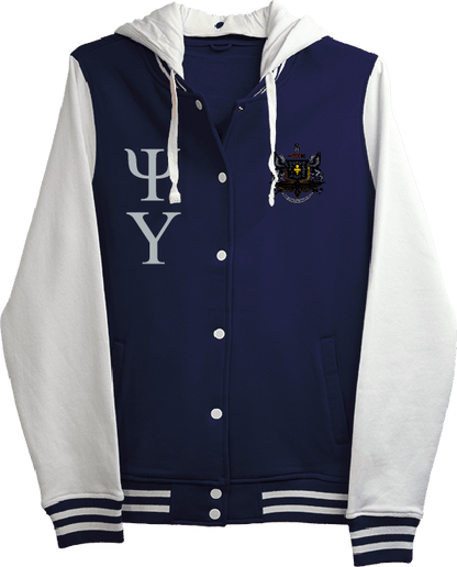 Psi Upsilon Varsity Hooded Sweatshirt