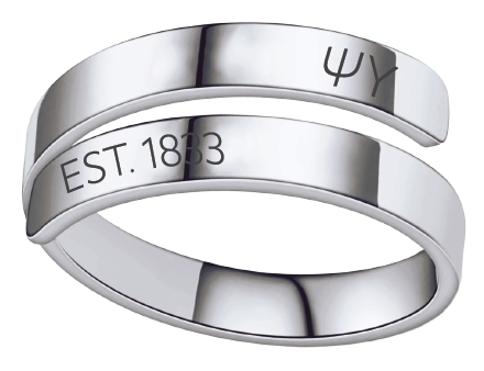 Psi Upsilon Year and Letters Rings