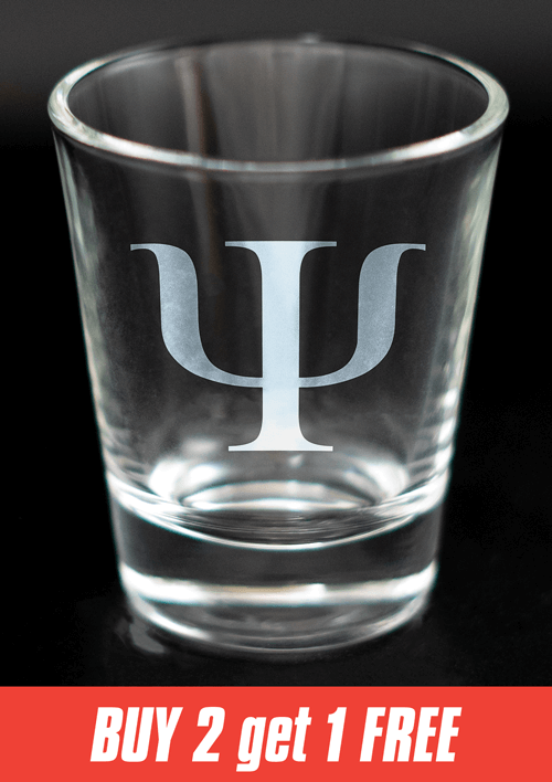 Greek Letter Shot Glasses