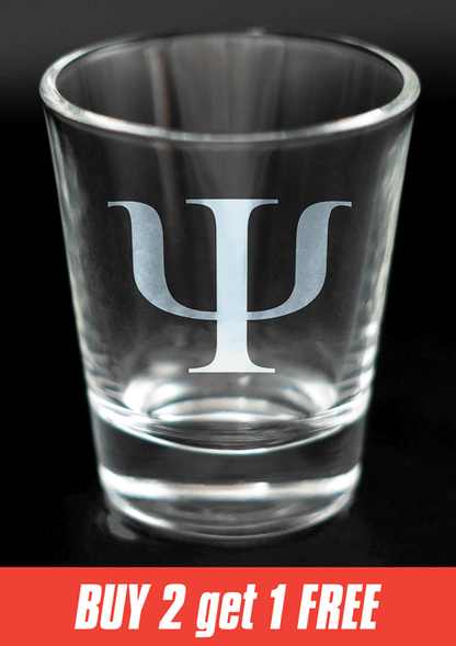 Greek Letter Shot Glasses