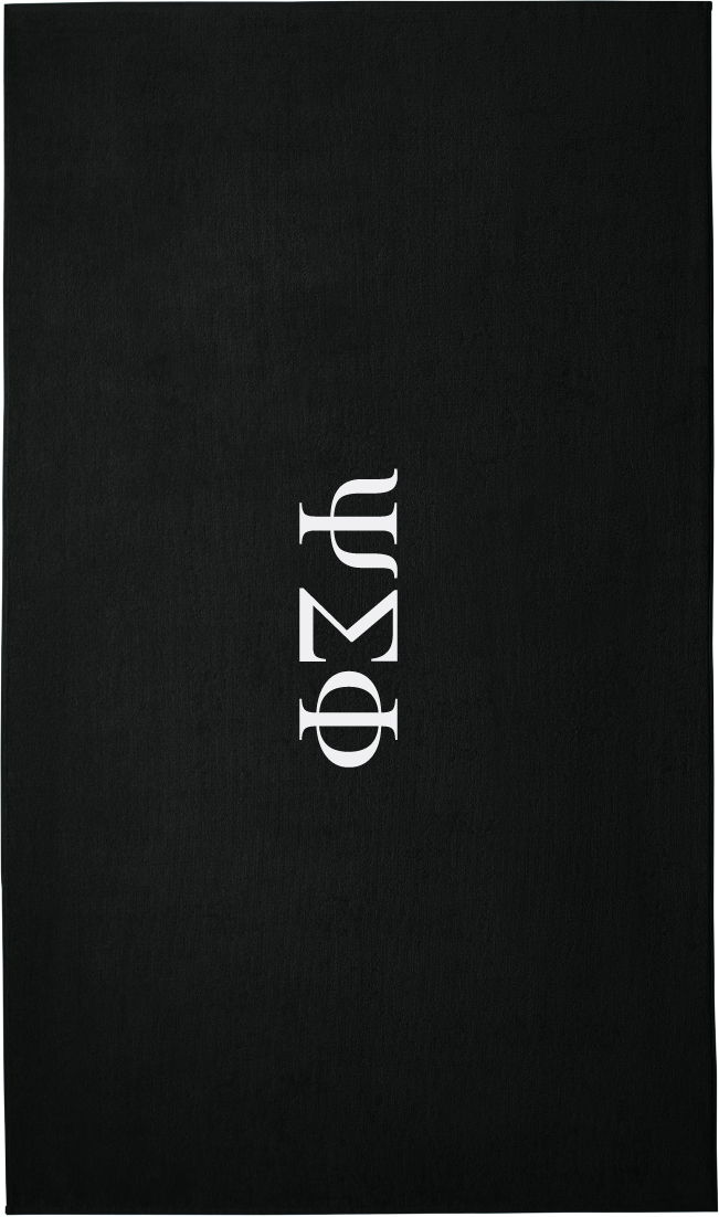 Psi Sigma Phi Lettered Beach Towels