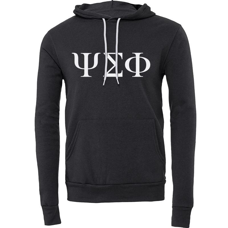 Psi Sigma Phi Lettered Hooded Sweatshirts