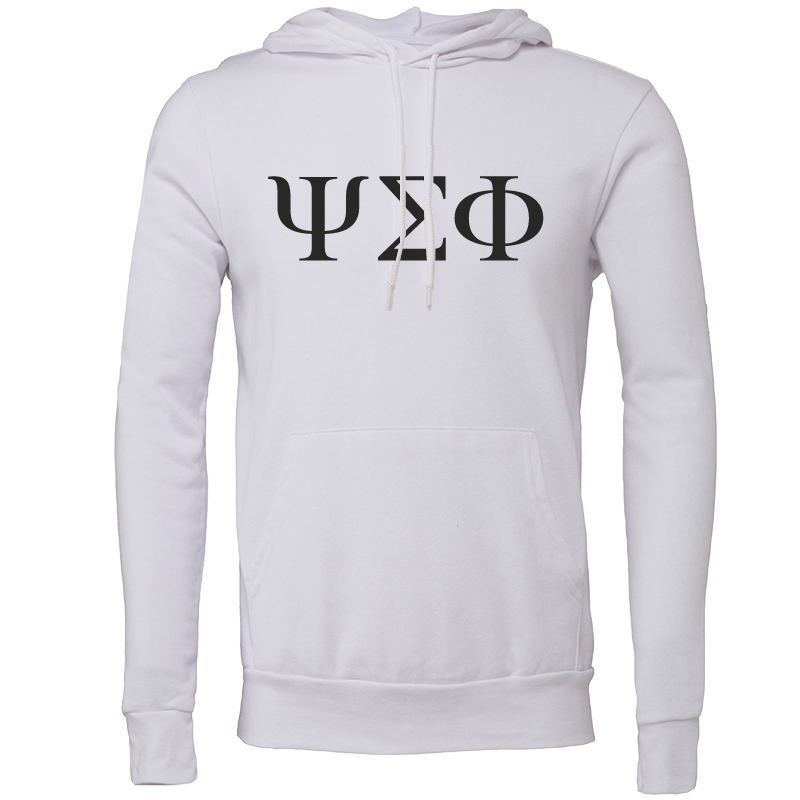 Psi Sigma Phi Lettered Hooded Sweatshirts