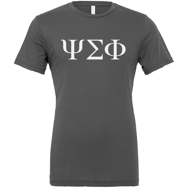 Psi Sigma Phi Lettered Short Sleeve T-Shirts