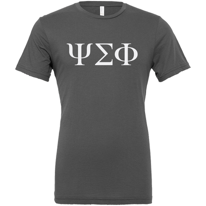 Psi Sigma Phi Lettered Short Sleeve T-Shirts