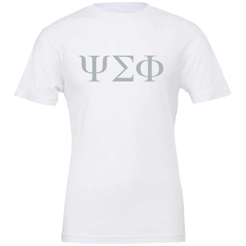 Psi Sigma Phi Lettered Short Sleeve T-Shirts