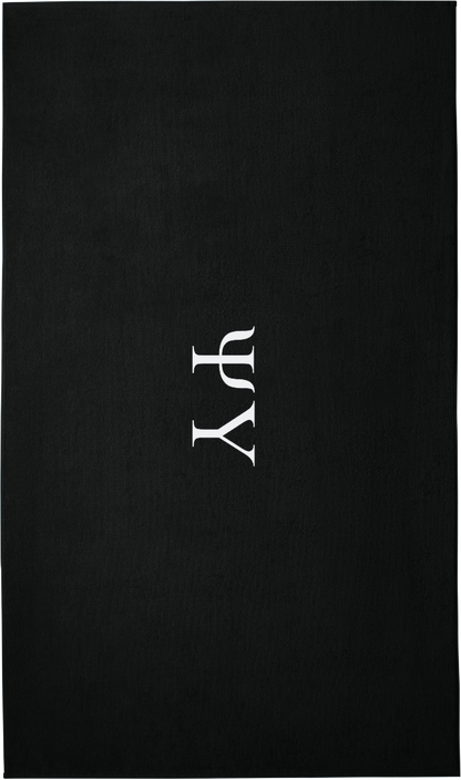 Psi Upsilon Lettered Beach Towels