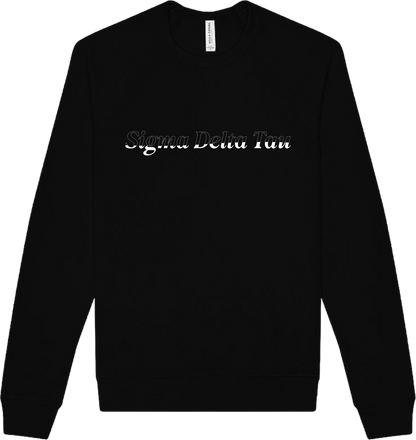 Sigma Delta Tau Stitched Outline Crewnecks