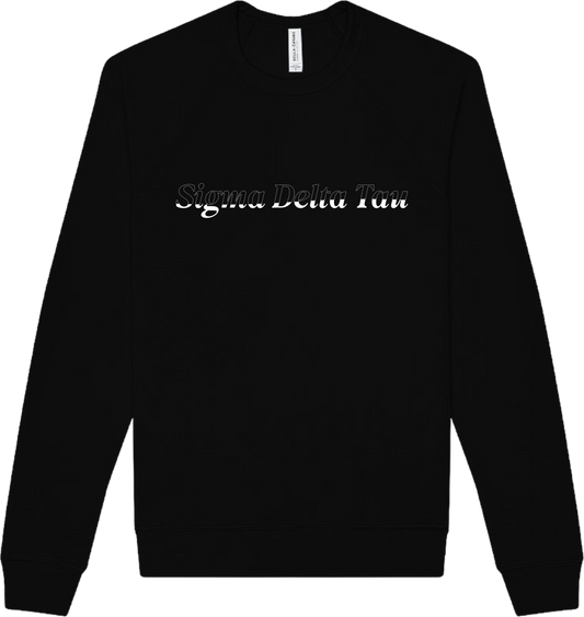 Sigma Delta Tau Stitched Outline Crewnecks