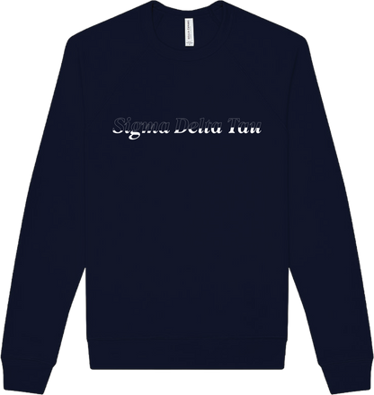 Sigma Delta Tau Stitched Outline Crewnecks