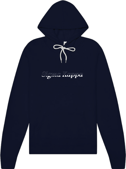 Sigma Kappa Stitched Outline Hoodies
