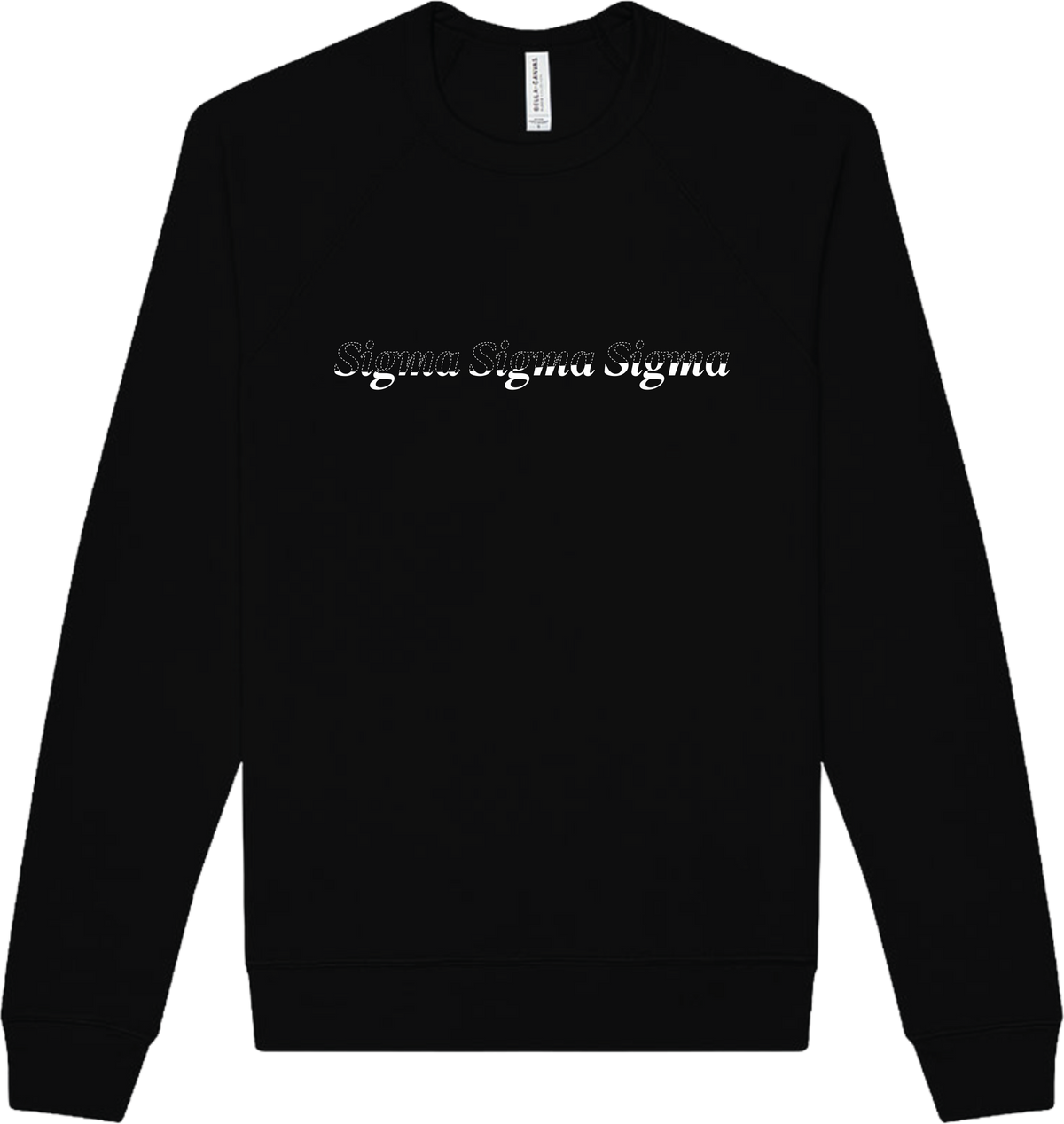 Sigma Sigma Sigma Stitched Outline Crewnecks