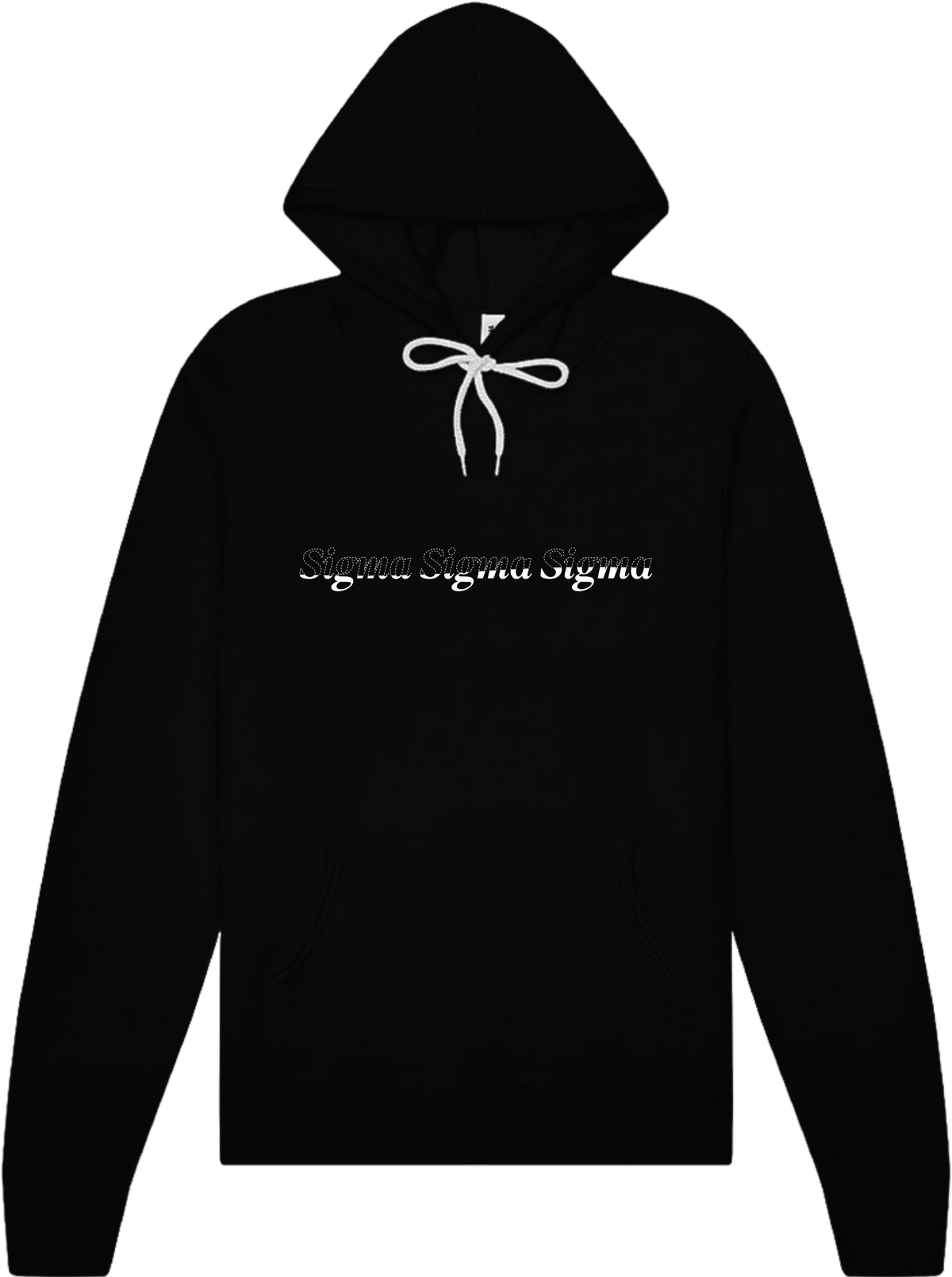 Sigma Sigma Sigma Stitched Outline Hoodies
