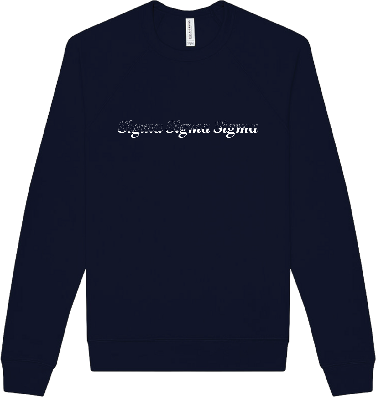 Sigma Sigma Sigma Stitched Outline Crewnecks