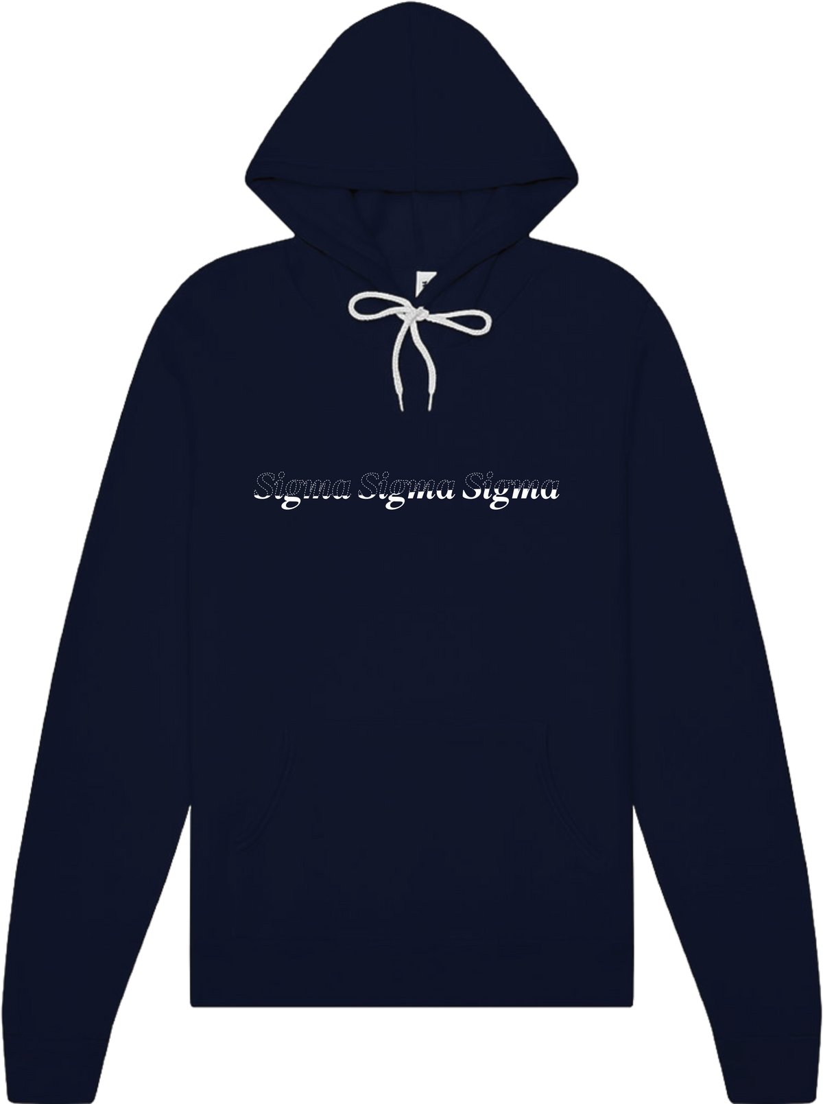 Sigma Sigma Sigma Stitched Outline Hoodies