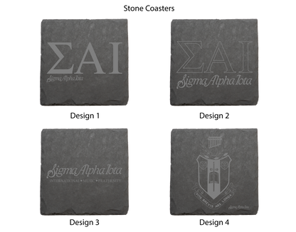Sigma Alpha Iota Stone Coasters - 4-Pack