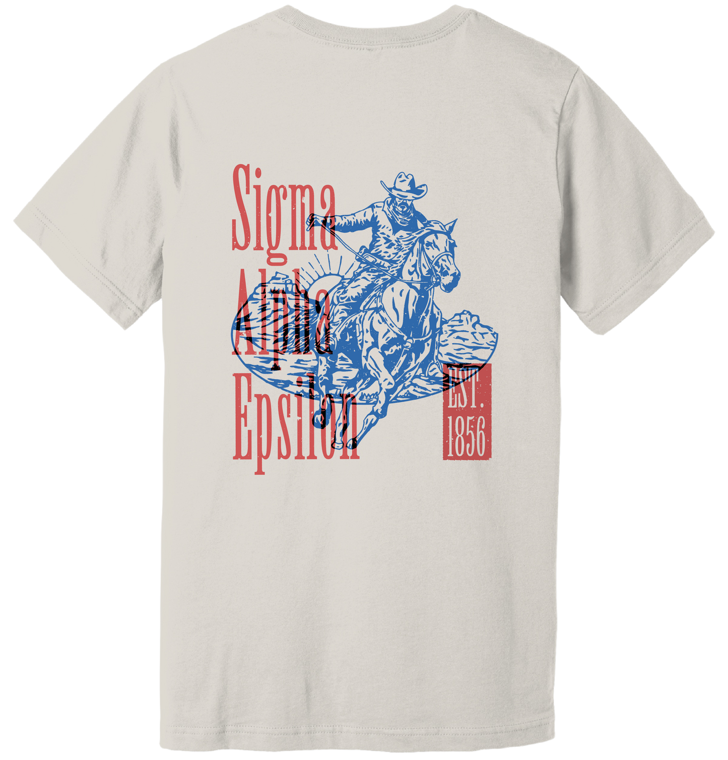 Sigma Alpha Epsilon Cowboy Graphic T-Shirt