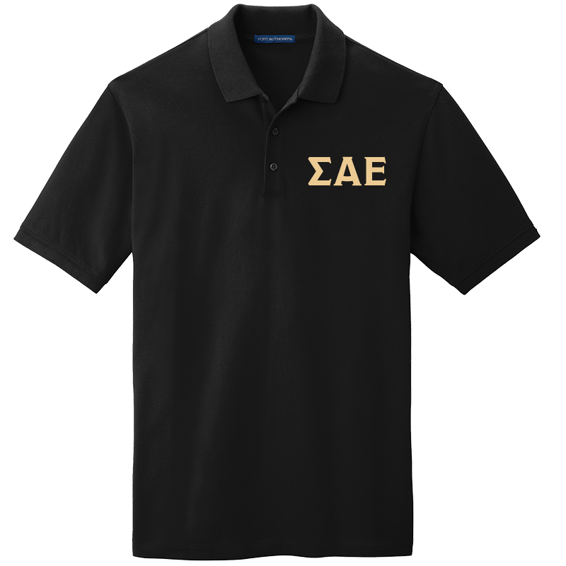 Sigma Alpha Epsilon Men's Embroidered Polo Shirt