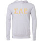 Sigma Alpha Epsilon Lettered Hooded Sweatshirts