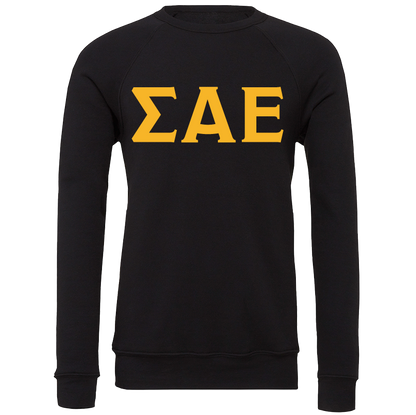 Sigma Alpha Epsilon Lettered Crewneck Sweatshirts