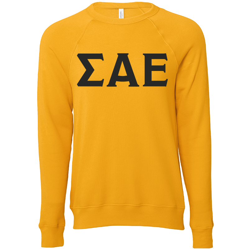 Sigma Alpha Epsilon Lettered Crewneck Sweatshirts