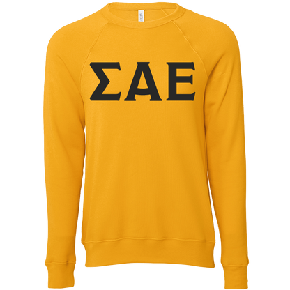 Sigma Alpha Epsilon Lettered Crewneck Sweatshirts