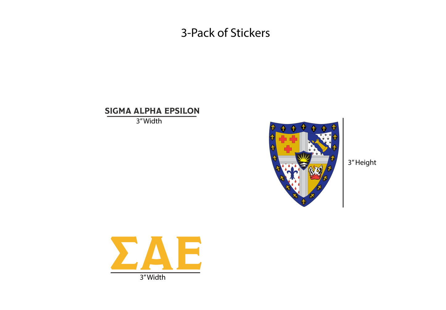 Sigma Alpha Epsilon Stickers
