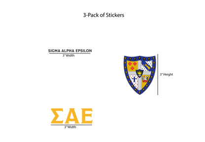 Sigma Alpha Epsilon Stickers