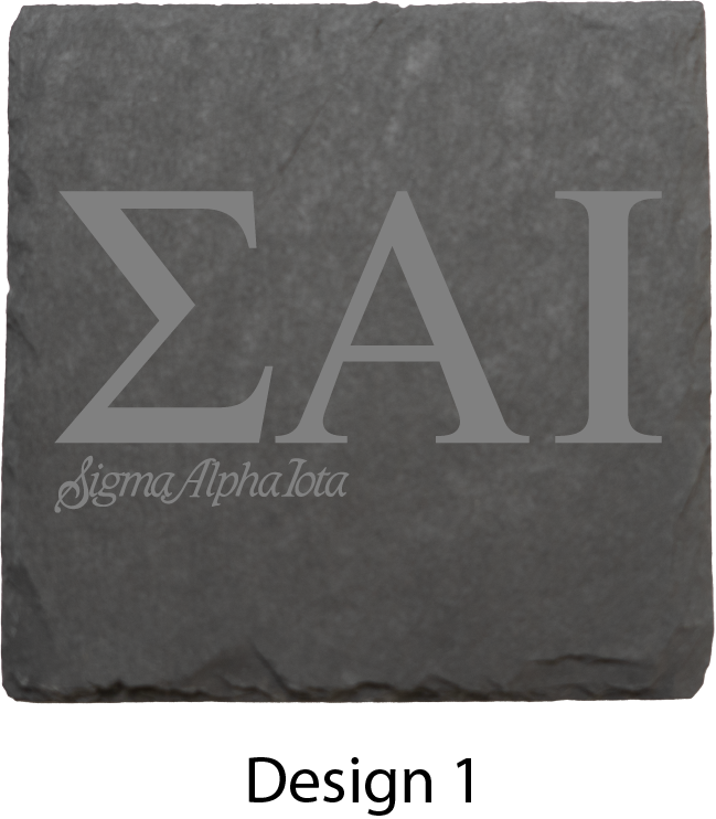 Sigma Alpha Iota Stone Coasters - 4-Pack