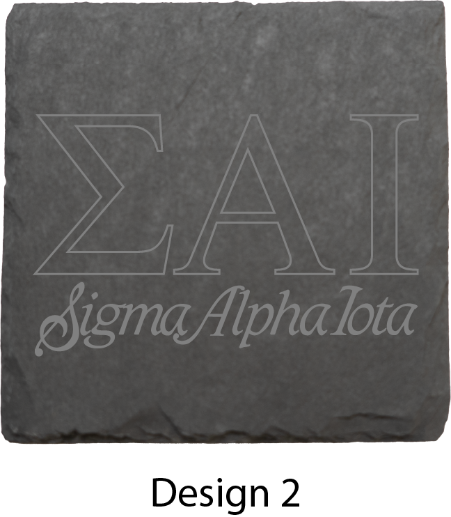 Sigma Alpha Iota Stone Coasters - 4-Pack