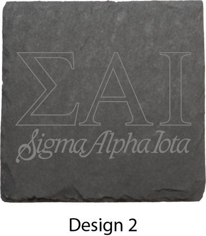 Sigma Alpha Iota Stone Coasters - 4-Pack