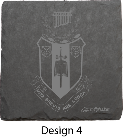 Sigma Alpha Iota Stone Coasters - 4-Pack