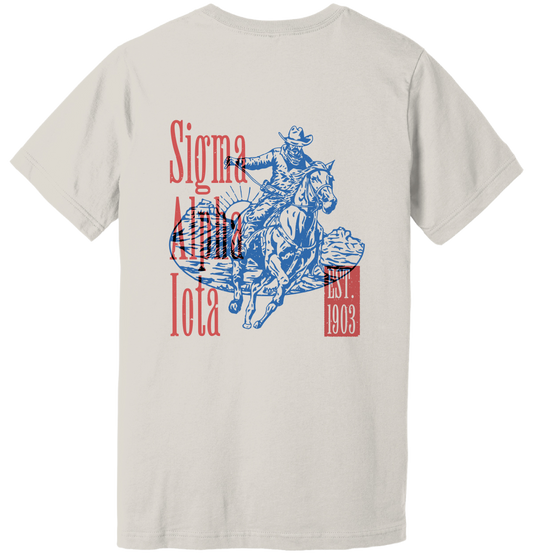 Sigma Alpha Iota Cowboy Graphic T-Shirt