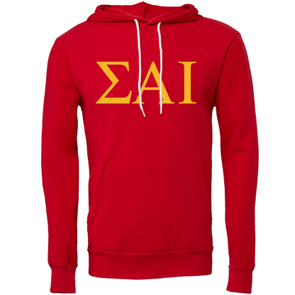 Sigma Alpha Iota Lettered Hooded Sweatshirts