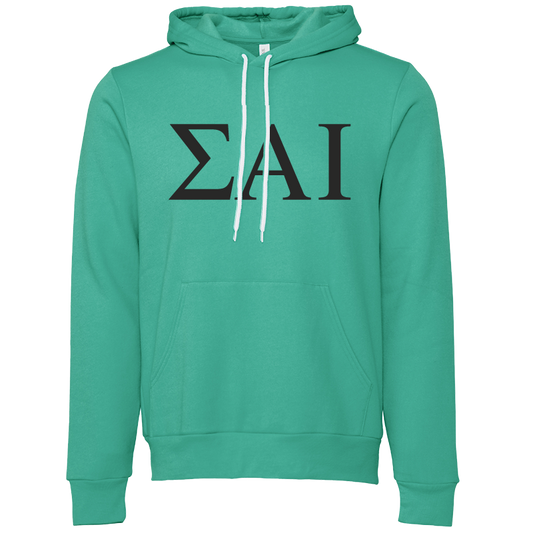 Sigma Alpha Iota Embroidered Lettered Hooded Sweatshirts