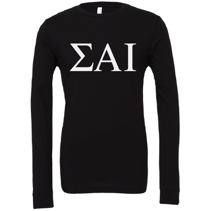 Sigma Alpha Iota Lettered Long Sleeve T-Shirts