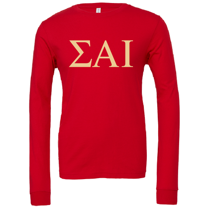 Sigma Alpha Iota Lettered Long Sleeve T-Shirts