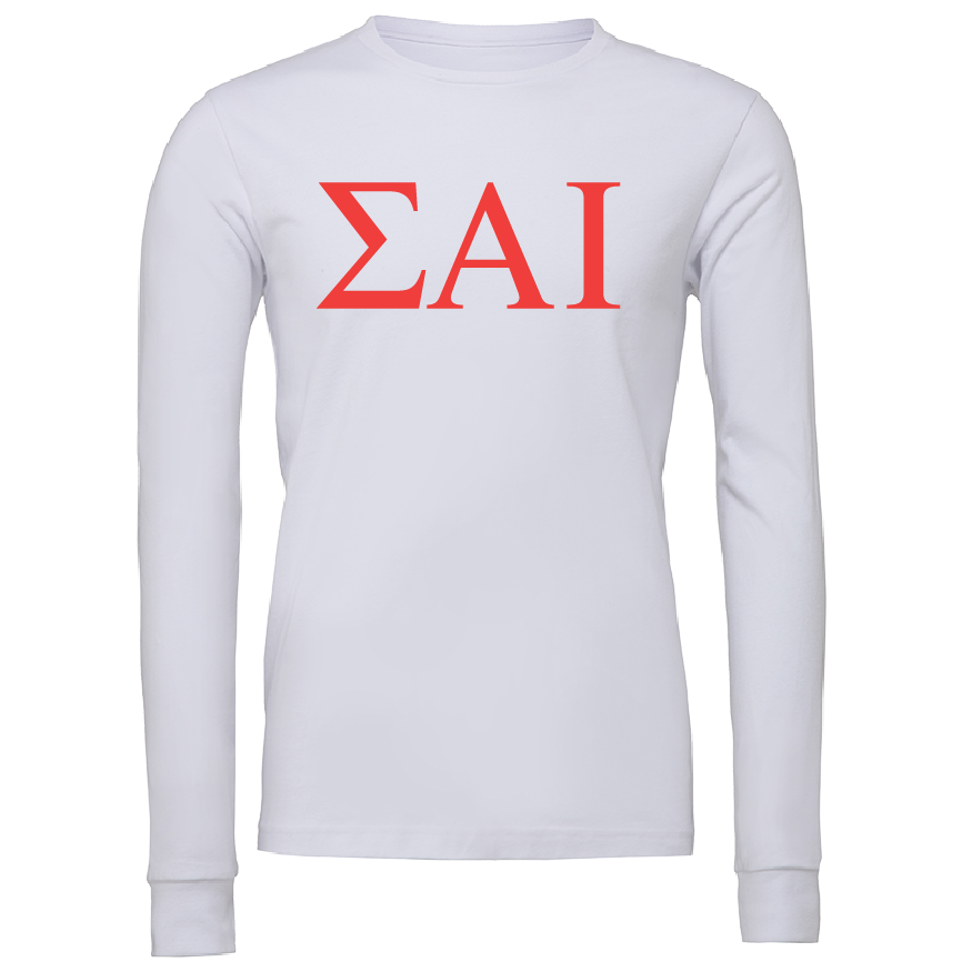 Sigma Alpha Iota Lettered Long Sleeve T-Shirts