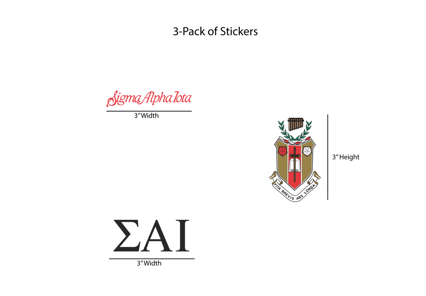Sigma Alpha Iota Stickers