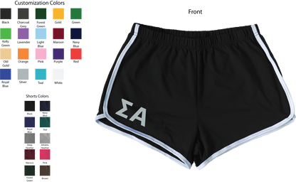 Sigma Alpha Lettered Women's Shorts